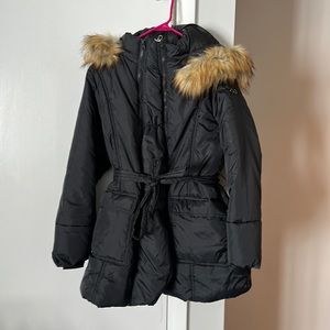 Black Brand New Modern Eternity 3 in 1 maternity coat